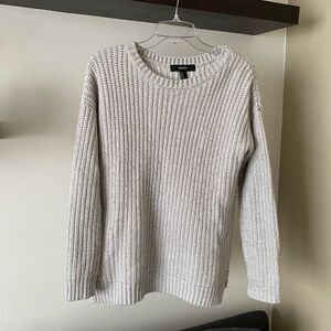 Forever 21 Gray Knit Sweater Size Medium
